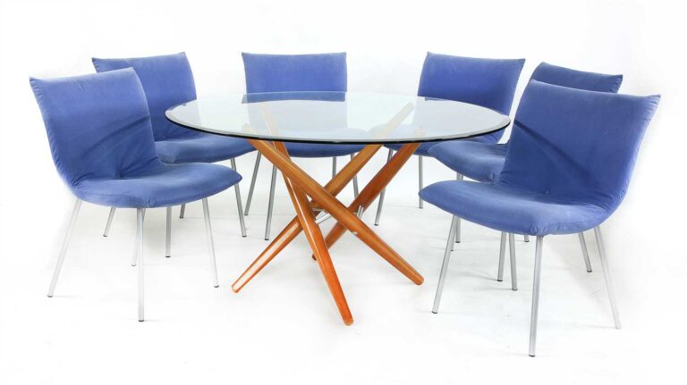 glass dining table