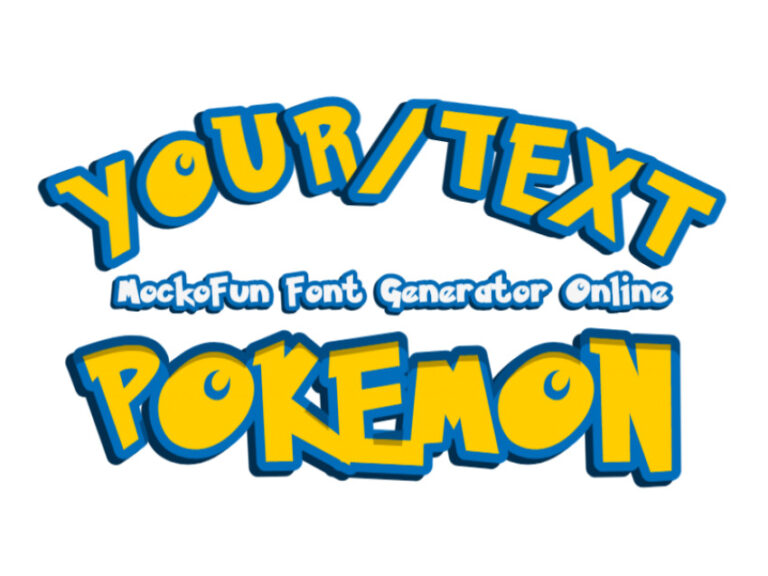 Pokemon Font